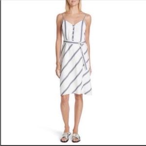 Rag & Bone Striped Cotton Linen Doris Dress
